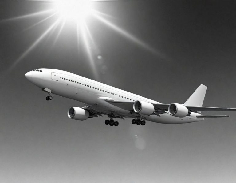 Avion au décollage Avion au décollage